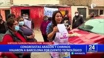 Patricia Chirinos y Luis Aragón viajaron a España invitados por conocida empresa china