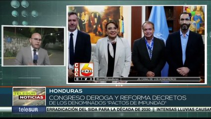 Honduras: Congreso deroga y transforma decretos denominados "Pactos de impunidad"