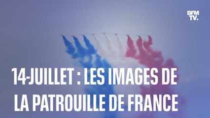 14-Juillet: les images de la patrouille de France