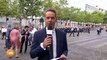14-Juillet : Découvrez la séquence insolite de la demande en mariage d'un motard de la police ce matin sur les Champs-Élysées, sous les applaudissements des spectateurs