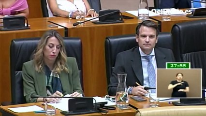 Irene de Miguel (Podemos) a María Guardiola sobre Feijóo: "Que mal la deja a usted siempre este hombre"