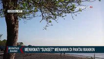 Bentangan Pasir Putih Obyek Wisata Pantai Manikin Ramai Dikunjungi Warga, Ini Alasannya