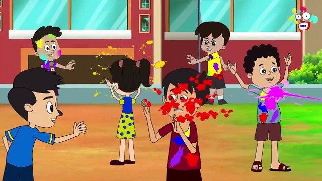 Holi - Festival of Colors _ Holi Celebration 2022 _ Animated Stories _ English Cartoon _ PunToon Kid