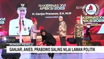 Ganjar Pranowo, Anies Baswedan dan Prabowo Subianto Saling Nilai di Panggung APEKSI!