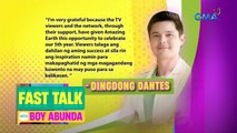 Fast Talk with Boy Abunda: Dingdong Dantes, thankful sa 5th anniversary sa Amazing Earth (Episode 123)