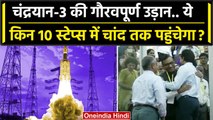 Chandrayaan 3 Launch: ISRO के Sriharikota से चंद्रयान-3 की उड़ान, Moon तक 10 स्टेप | वनइंडिया हिंदी