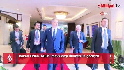 Bakan Fidan, ABD'li mevkidaşı Blinken ile görüştü