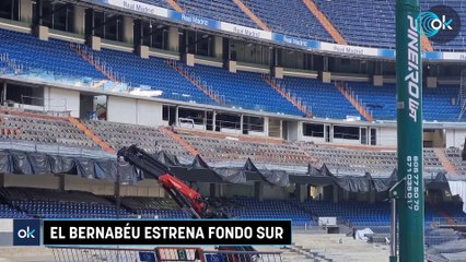 El Bernabéu estrena fondo sur