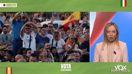 Descargar video: Meloni ai conservatori spagnoli di Vox: giunto il tempo dei patrioti