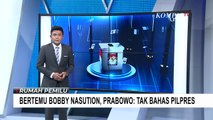 Ditanya Bahas Pilpres dengan Bobby Nasution, Prabowo: Ya Gak Lah, Masa Pilpres Mulu!