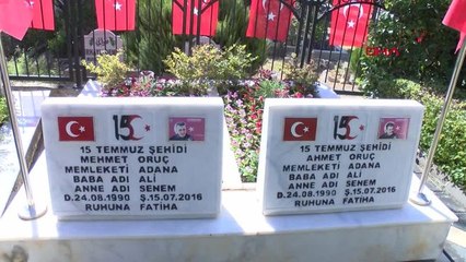 15 Temmuz Şehitlerinin Kabri Ziyaret Edildi