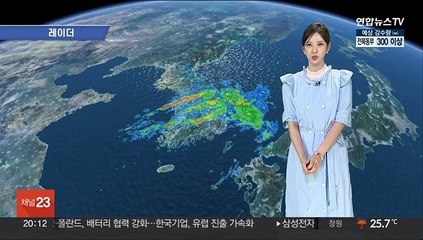 [날씨] 밤사이 충청이남 시간당 100㎜ 폭우…산사태 비상