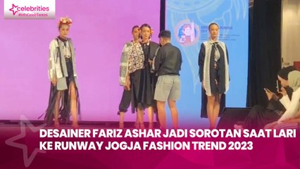 Desainer Fariz Ashar Jadi Sorotan saat Lari ke Runway Jogja Fashion Trend 2023, Tampilkan Busana Unik