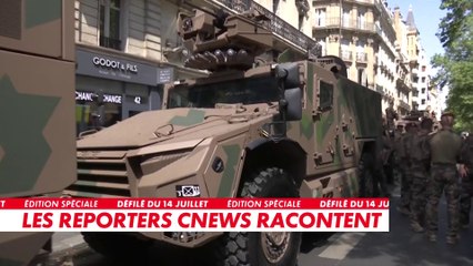 Download Video: 14-Juillet : CNEWS a vécu la cérémonie dans un blindé Serval avec le 3e régiment de parachutiste d'infanterie de marine