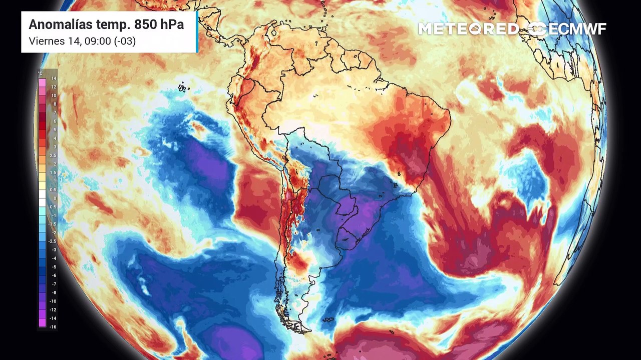 Vacaciones de invierno con mucho frío en Argentina