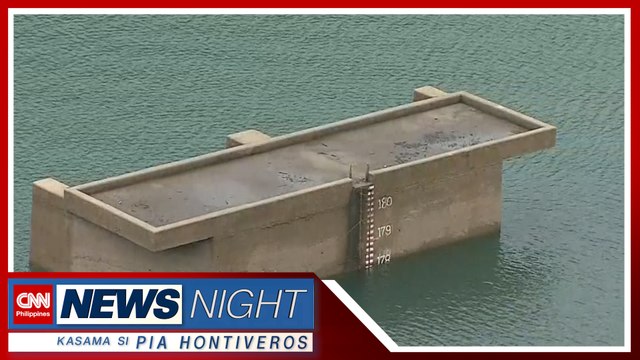 Lebel ng tubig sa Angat Dam bahagyang tumaas