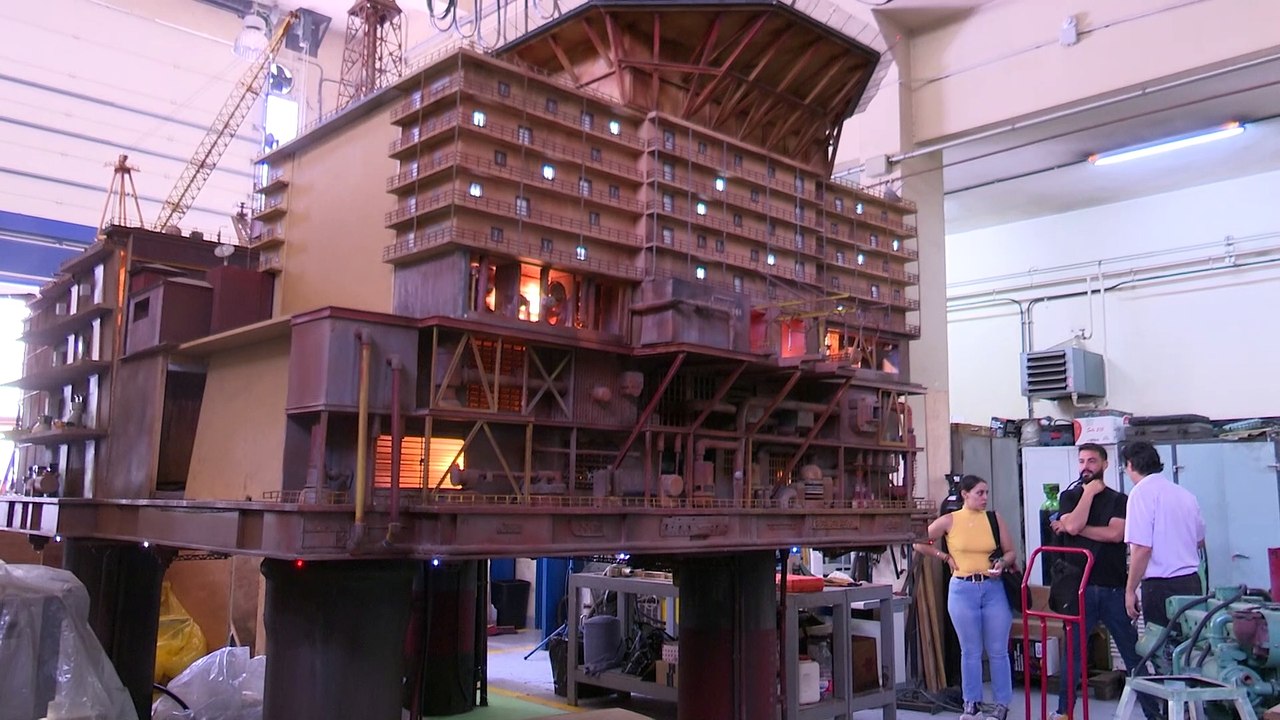 Maqueta de grandes dimensiones que protagonizó la serie 'La Fuga' busca dueño