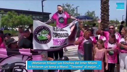 Los hinchas del Inter Miami le hicieron un tema a Messi