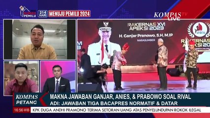 Makna Jawaban Ganjar, Anies, dan Prabowo Saat Ditanya soal Rival