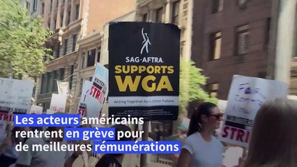 Après les scénaristes, les acteurs américains en grève pour de meilleures rémunérations