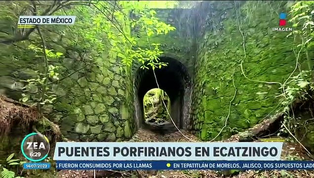 Puentes porfirianos en Ecatzingo, monumentos históricos en el Edoméx