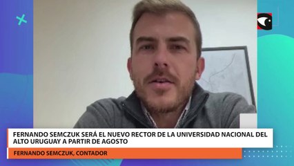 Fernando Semczuk, contador, contó "estamos trabajando en un observatorio político-social en la zona"