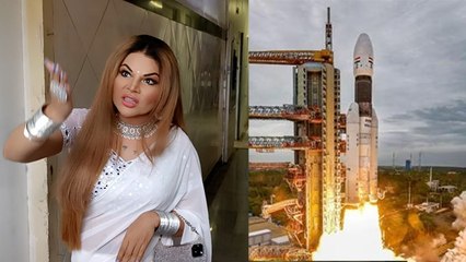 Rakhi Sawant Chandrayaan 3 Launch Reaction Viral, कहा- मुझे Rocket के पीछे...| Boldsky