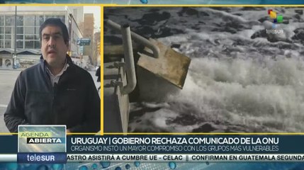 Gobierno uruguayo rechaza advertencias sobre crisis hídrica
