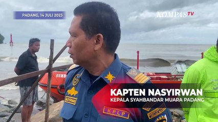 Cuaca Buruk Kapal Pengangkut BBM Terdampar