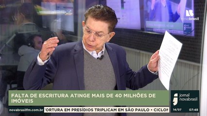 FALTA DE ESCRITURA ATINGE MAIS DE 40 MILHÕES DE IMÓVEIS