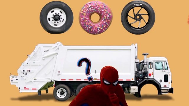 Cartoon For Kids # 85 | Guess The Picture Correctly Looking For A Lost Dump Truck Wheel