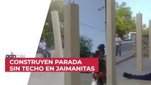 Peligro: Construyen parada sin techo en Jaimanitas