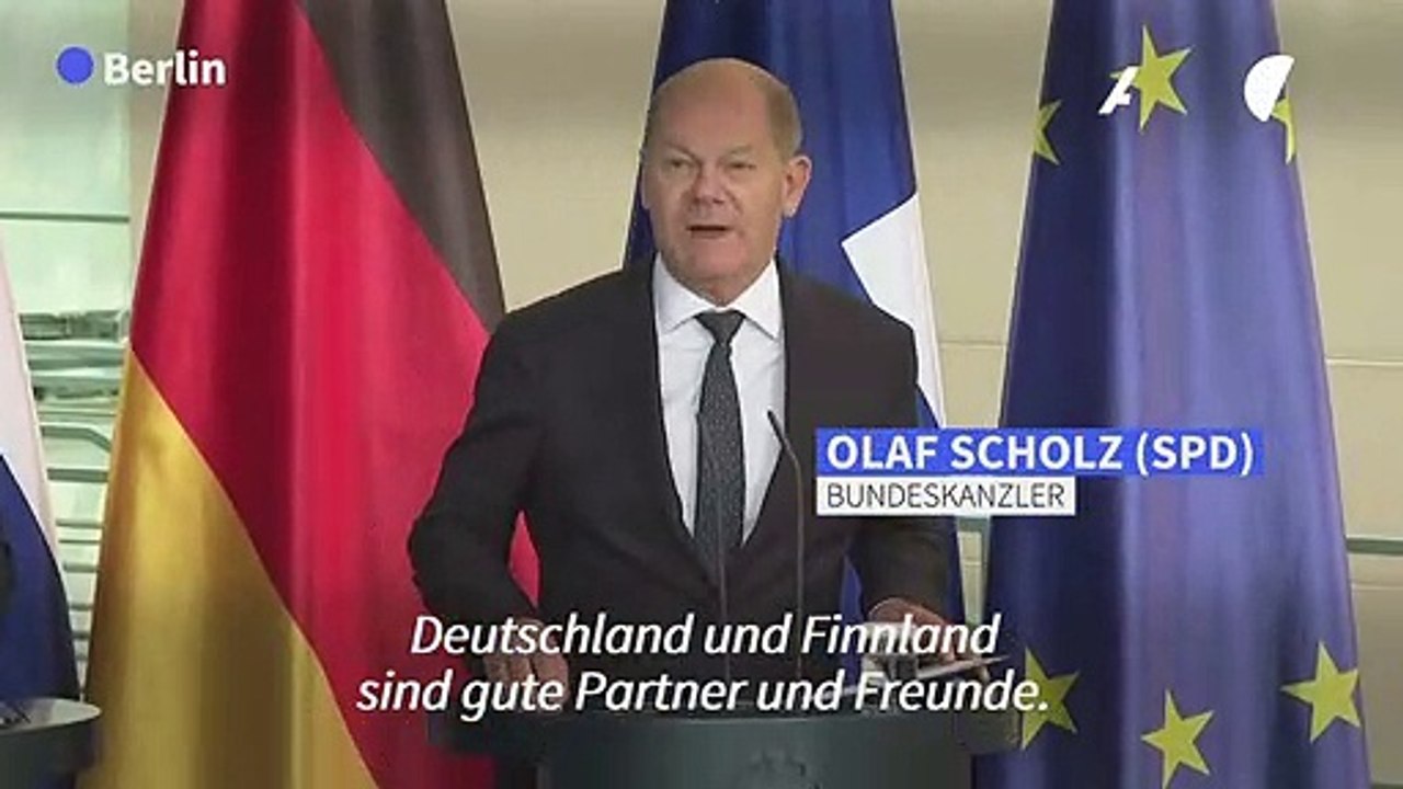 Scholz begrüßt Finnlands Nato-Mitgliedschaft: 'Schön, dass ihr dabei seid!'