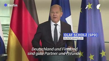 Scholz begrüßt Finnlands Nato-Mitgliedschaft: "Schön, dass ihr dabei seid!"
