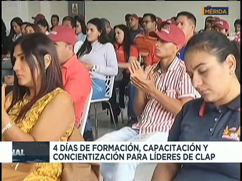 Mérida inició plan de formación para más de 140 líderes CLAP
