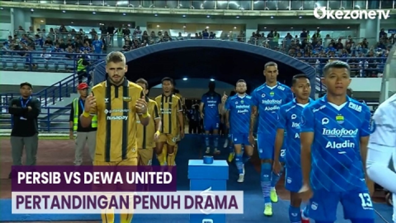Persib vs Dewa United Penuh Drama, Gol Injury Time Selamatkan Maung Bandung dari Kekalahan