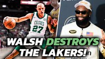 Jordan Walsh GOES OFF for Celtics and BEAT Lakers | First to the Floor