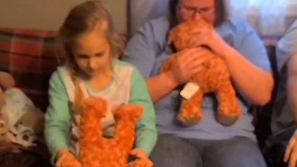 Memory bears with late grandma's voice in them stir up a touching mix of happiness & longing