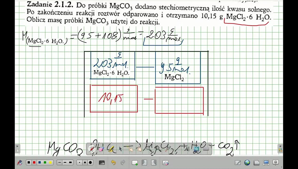ZADANIE 2.1.2 LEGENDARNY ZBIÓR STECHIOMETRIA ___ Hydraty. #chemia #chemistry