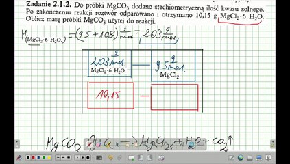 ZADANIE 2.1.2 LEGENDARNY ZBIÓR STECHIOMETRIA ___ Hydraty. #chemia #chemistry