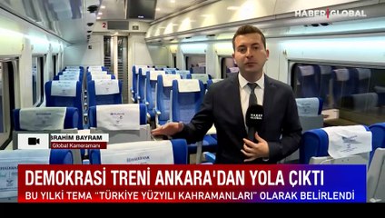 15 Temmuz Demokrasi ve Milli Birlik Treni yola çıktı