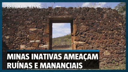 Ruínas do século 18 e mananciais em minas abandonadas