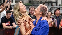 Florence Pugh Narrowly Saved Emily Blunt From a Major Wardrobe Malfunction During ‘Oppenheimer’’s U.K. Premiere