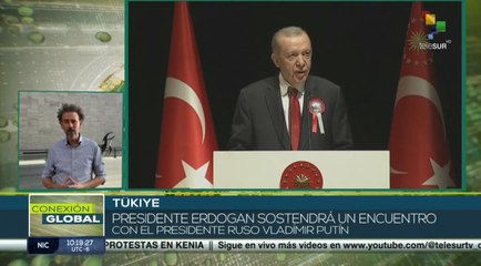 Presidentes de Türkiye y Rusia sostendrán encuentro