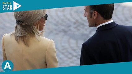 Défilé du 14 juillet : Brigitte Macron en boléro jaune pâle, baise-main inattendu du président Emman