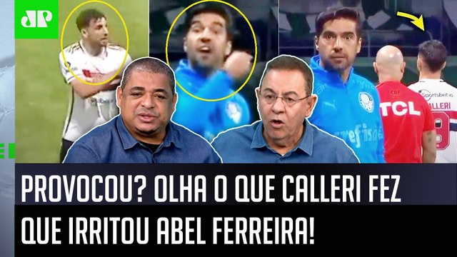 VOCÊS FILMARAM ISSO? OLHA o que Calleri FEZ com Abel Ferreira que IRRITOU o técnico do Palmeiras!