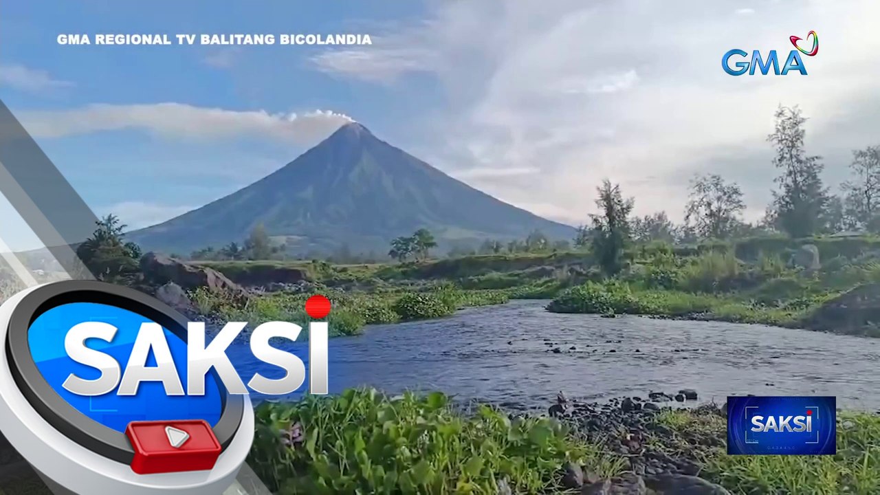 PHIVOLCS, pinag-iingat sa lahar ang mga nakatira sa tabing-ilog malapit sa Bulkang Mayon | Saksi