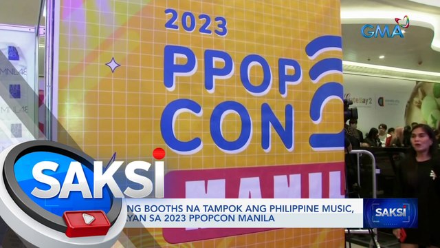 Iba't ibang booths na tampok ang Philippine music, masisilayan sa 2023 PPOPCON Manila | Saksi