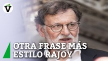 Rajoy vuelve a dejar una frase de las suyas durante un encuentro del PP en Valencia