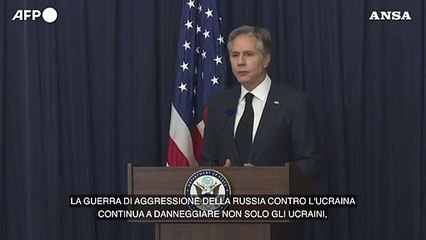 Blinken: "Mosca rinnovi l'accordo sul grano ucraino"